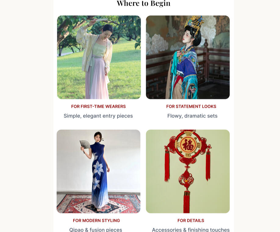 Nüwa Hanfu — Welcome Flow